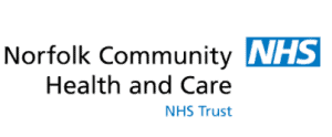 NHS Norfolk Community Health and Care Logo Service Desk Certification