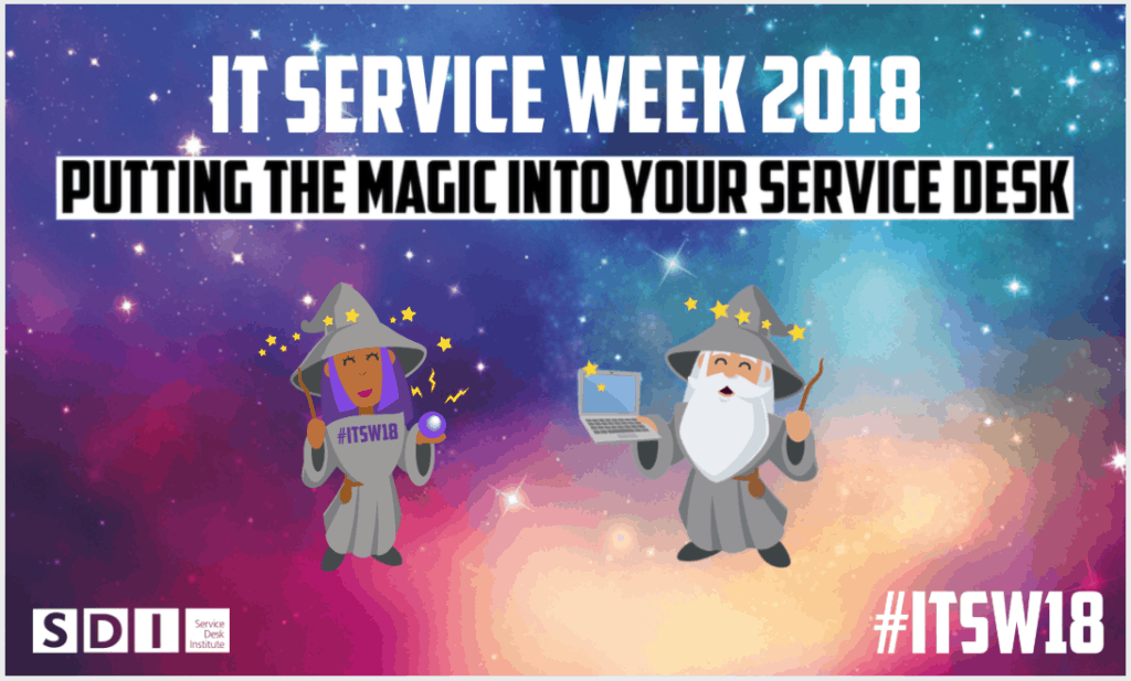 It Service Week Awards 2018 Service Desk Institute