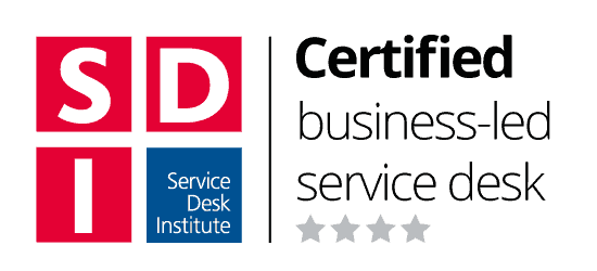 Business Led Sdc Certified Logo Service Desk Institute