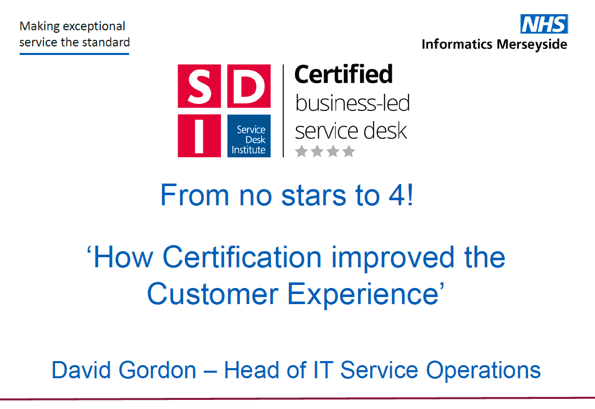 Informatics Merseyside David Gordon Meet The Stars Service