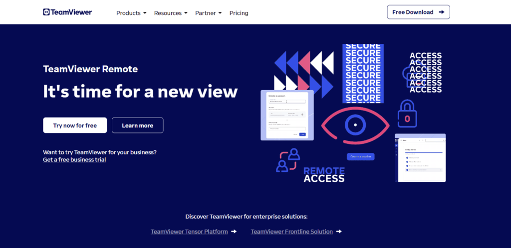 TeamViewer website