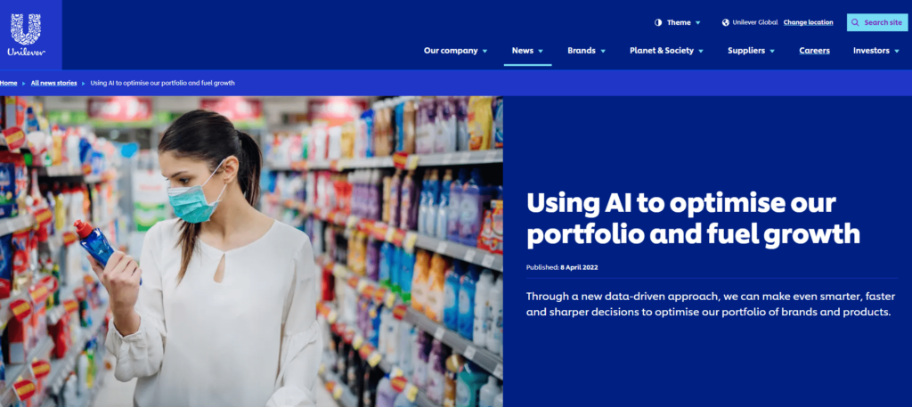 unilever AI example