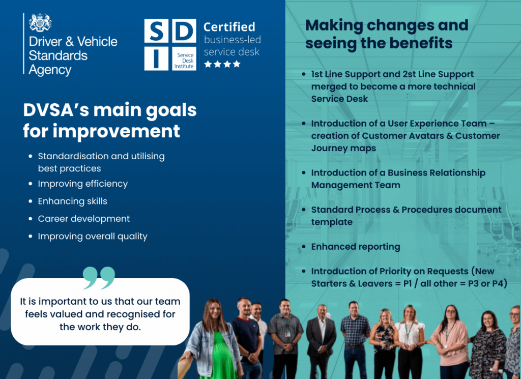 DVSA success story