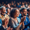 Group of people clapping