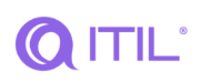 Purple ITIL logo with a circular abstract design on the left and the text “ITIL” in uppercase letters on the right, all in a clean, modern font—ideal for an ITSM Tools Demo - UK presentation.