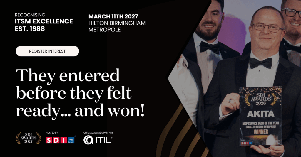 From Benchmarking to Winning: Akita’s SDI Awards Journey