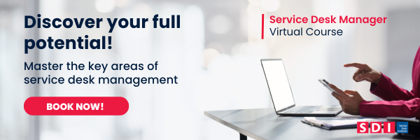 Master the key areas of service desk management with training for IT service managers.